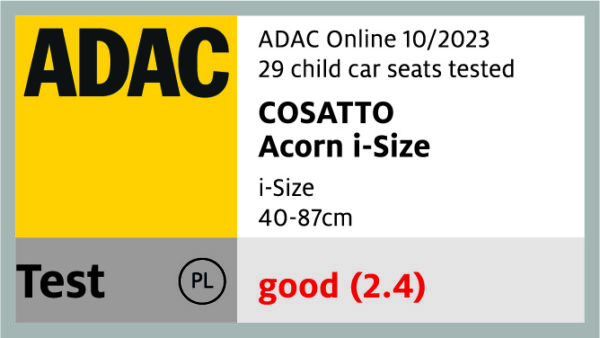 Cosatto Acorn 2 I-size + baza obrotowa fotelik (40-87cm)